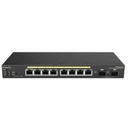 EnGenius Switch PoE Administrable de 8 puertos Gigabit 802.3 af de 61.6 W y Controlador para 50 Puntos de Acceso Serie Neutron/EnTurbo.