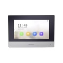 Hikvision Digital Technology Monitor IP WiFi Touch Screen 7" para Videoportero IP  / Vídeo en Vivo / PoE Estándar / Apertura Remota / Llamada Entre Monitores / Audio de dos vías / Policarbonato