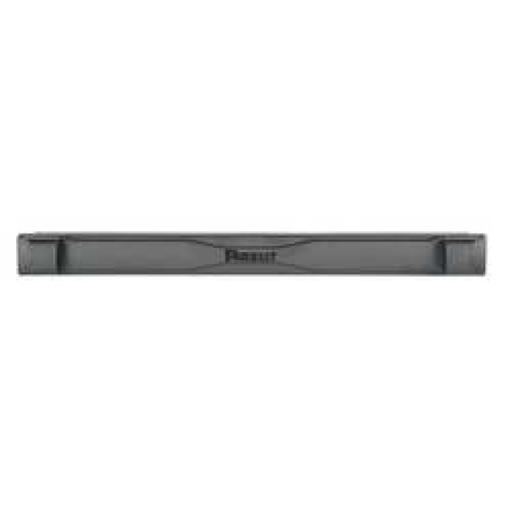 Panduit Tapa Ciega Estándar de 19in, Compatible con Racks con Rieles de Orificio Cuadrado, Instalación sin Herramienta, Plano, 1 UR, Color Negro