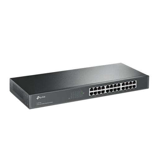 TPLINK Switch no administrable de 24 puertos 10/100 Mbps para montaje en rack