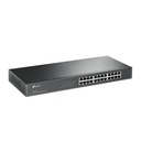 TPLINK Switch no administrable de 24 puertos 10/100 Mbps para montaje en rack