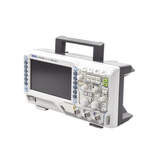 Syscom Osciloscopio Digital RIGOL de 2 Canales Análogos, 200 MHz de Ancho de Banda Análoga, Vel. de Muestreo-Tiempo Real de 1 GS/s, Base de Tiempo (min.) de 2 ns/div.