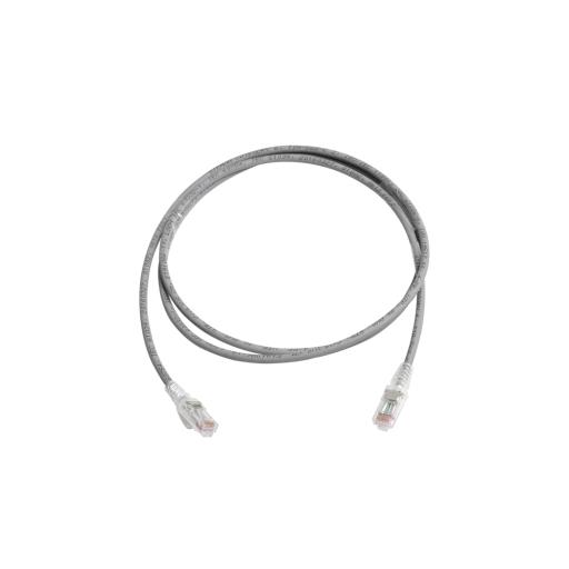 Siemon Patch Cord MC6 Modular Cat6 UTP, CM/LSOH1, 3ft, Color Gris