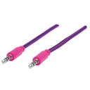 Manhattan Cable De Audio Manhattan 352826 Rosa, Púrpura 766623352826