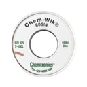 Syscom Rollo de Desoldar Chemtronics, 100 ft, 30 mts, 0.075 inches.