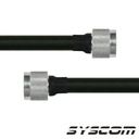 Epcom Cable RF400, con conductores N Macho en ambos extremos.