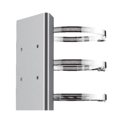 Hikvision Digital Technology Montaje de Poste para PTZ / Acero Inoxidable / Compatible con PTZ HIKVISION