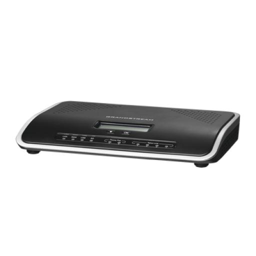 Grandstream Networks Conmutador IP-PBX de 4 puertos FXO + 2 FXS, 45 llamadas concurrentes, 500 usuarios y doble puerto Gigabit