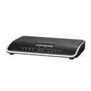 Grandstream Networks Conmutador IP-PBX de 4 puertos FXO + 2 FXS, 45 llamadas concurrentes, 500 usuarios y doble puerto Gigabit