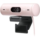 Logitech Brio 500 cámara web 4 MP 1920 x 1080 Pixeles USB-C Rosa