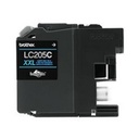 Cartucho Brother LC-205C Cian.