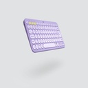 Logitech K380 teclado Bluetooth QWERTY Inglés Lavanda