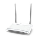 TPLINK Router Inalámbrico WISP, 2.4 GHz, 300 Mbps, 2 antenas externas omnidireccional 5 dBi, 2 Puertos LAN 10/100 Mbps, 1 Puerto WAN 10/100 Mbps