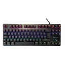 XZEAL TECLADO MECANICO GAMER XZEAL, SWITCH ROJO, USB, NEGRO XZKX020B