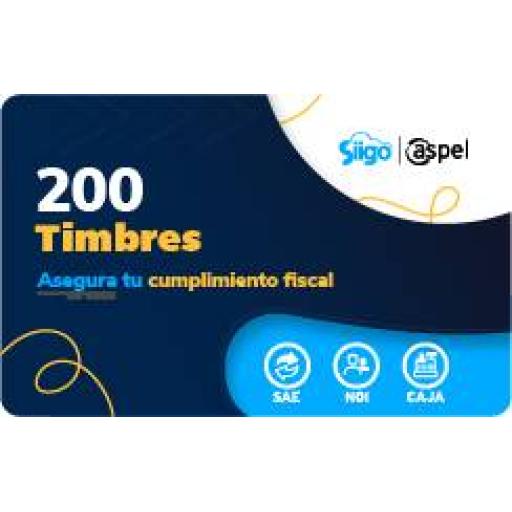 [ASPEL_FACTE/200] Aspel ASPEL SELLADO CFDI 200 TIMBRES (FACTE/200)
