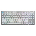 Logitech TECLADO LOGITECH G915 TKL LIGHTSPEED WIRELESS RGB BLANCO (920-009660)