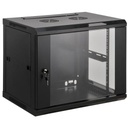 Intellinet 711814 armario rack 9U Bastidor de pared Negro