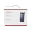 Hikvision Digital Technology Kit de Control de Acceso TODO INCLUIDO con Lector de Rostros, QRs , Tarjetas y Huellas / 3,000 Rostros / Compatible con App Hik-Connect / Videoportero / Incluye Electroimán  Botón de Salida y Montajes Z y L para imán 
