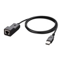Allied Telesis Cable D/Consola USB tipo A macho A RJ45, 1.2 Metros