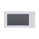 Kocom Monitor Analógico LCD de 7" 1080p (Full HD) a Color / Touch Screen / Soporta 2 Frentes de Calle y hasta 4 Monitores / Soporta Cámaras Analogicas (TURBOHD) para Tener Visión Adicional / Color Blanco