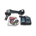 Makita Miniesmeril 115mm 4-1/2in 8.500 Rpm,1 Batería 18V Li-ION de 5.0 Ah, Cargador y 3 Discos. 