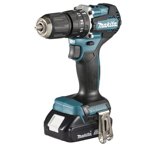 [MAKITA_DLX2463ST] Makita kit de Rotomartilló DHP487 +Fresadora Multifuncional DRT50, Incluye 1 Cargador Rápido DC18SD y 1 Batería li-Ion de 5.0 Ah Modelo BL1850B.