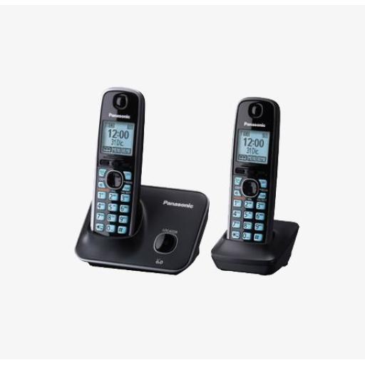 [PANASONIC_KX-TG4112MEB] Panasonic PANASONIC TELEFONO INALAMBRICO P. LCD 1.8 + 1 AURI NEGRO(KX-TG4112MEB)