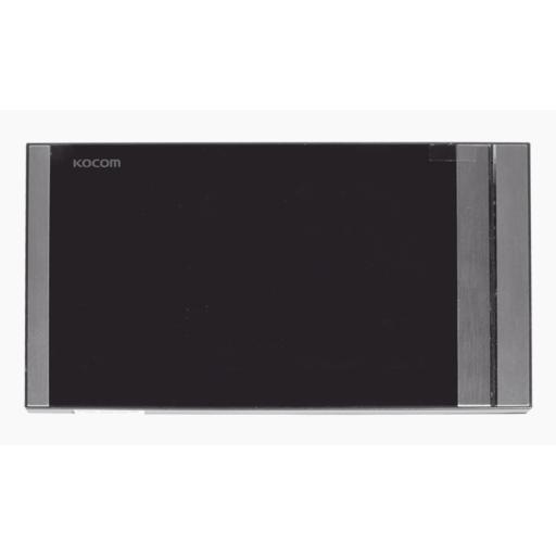 Kocom Monitor Analógico LCD de 7" 1080p (Full HD) a Color / Touch Screen / Soporta 2 Frentes de Calle y hasta 4 Monitores / Soporta Cámaras Analogicas (TURBOHD) para Tener Visión Adicional / Color Negro