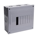 CHINT Centro de Carga para Sobreponer, 06 Polos, 60 A, 1 Fase 3 Hilos, 120/240 V AC, 60Hz