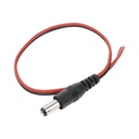 Syscom Cable con CONECTOR MACHO (Pigtail) / Alimentación para Vcc con Puntas Libres / POLARIZADO / Largo 22cm / CALIBRE 22AWG.