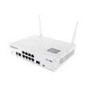 Mikrotik Switch Inalámbrico 2.4GHZ 802.11B/G/N, 8 Puertos 10/100/1000Mbps, 1 puerto 1000BASE-X SFP