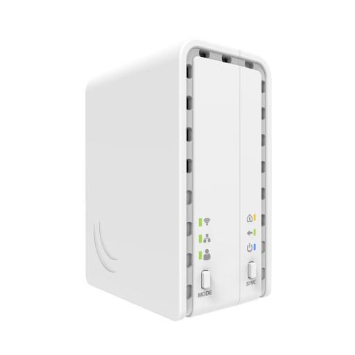 Mikrotik (PWR-Line AP) Punto de Acceso Power Line, con un Puerto Ethernet, con Capacidad para Conectarse Atraves de las Lineas Eléctricas