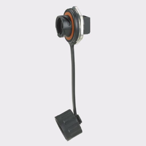 Panduit Conector Jack RJ45 de Uso Industrial Estilo TG, Categoría 6, Con Tapa Protectora, Protección IP67