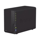Synology Servidor NAS de 2 Bahías / Servicio Nube Gratis (P2P) / Administración Remota y Respaldo Programado