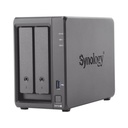 Synology Servidor NAS de escritorio con 2 bahías / Expandible a 7 bahías / Hasta 112 TB 