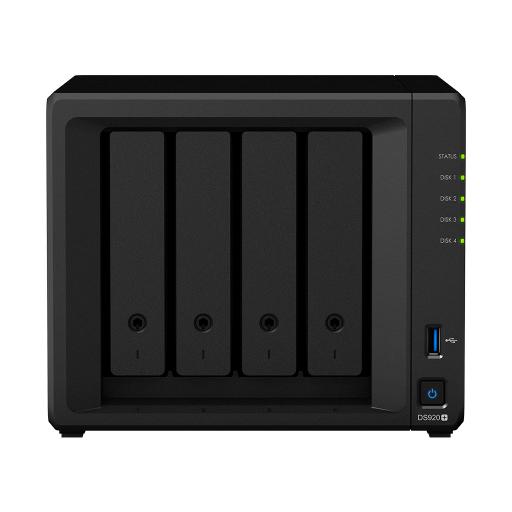 Synology Servidor NAS de escritorio con 4 bahías / Expandible a 9 bahías / Hasta 144 TB