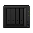 Synology Servidor NAS de escritorio con 4 bahías / Expandible a 9 bahías / Hasta 144 TB