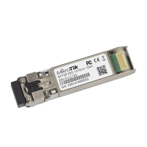 Mikrotik Transceptor MiniGbic XSFP+ 1G/10G/25G LC Duplex para fibra Mono Modo 10 Kms