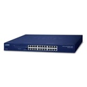 Planet Switch No Administrable Gigabit de 24 Puertos 10/100/1000 Mbps, Con Modo Extendido Para Envió de Datos de Hasta 200 m