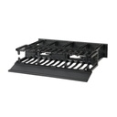 Panduit Organizador de Cables Horizontal NetManager de Alta Densidad, Doble (Frontal y Posterior), Para Rack de 19in, 2UR