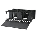 Panduit Organizador de Cables Horizontal NetManager de Alta Densidad, Doble (Frontal y Posterior), Para Rack de 19in, 4UR