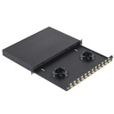 Panduit Panel de Distribuidor de Fibra Óptica, Con 12 Conectores LC Duplex (24 Fibras), Para Fibra Multimodo OM3/OM4, 1 UR