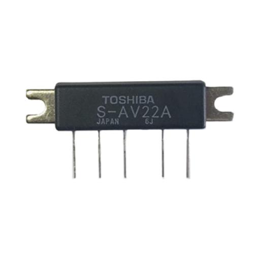 RF PARTS Circuito Integrado S-AV22A en Módulo de Potencia para 144-148 MHz, 7 Watt.