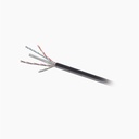 Siemon Bobina de Cable UTP de 4 Pares, Para Exterior con Gel, Cat6 (23 AWG), Industrial para Climas Extremos, Enterrado Directo, Color Negro, 305 m