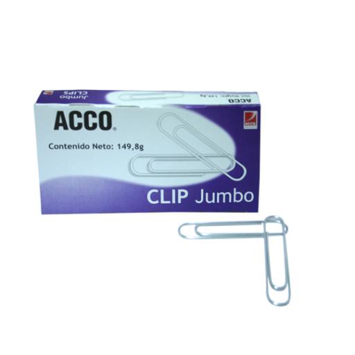 Acco CLIP ACCO JUMBO INOXIDABLE 100CLIPS