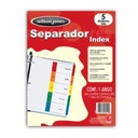 Acco SEPARADOR WILSON JONES VERTICAL 5 DIV CARTULINA BRISTOL C/24