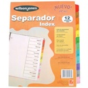 Acco SEPARADOR WILSON JONES 12 DIVISIONES ECONOMICO