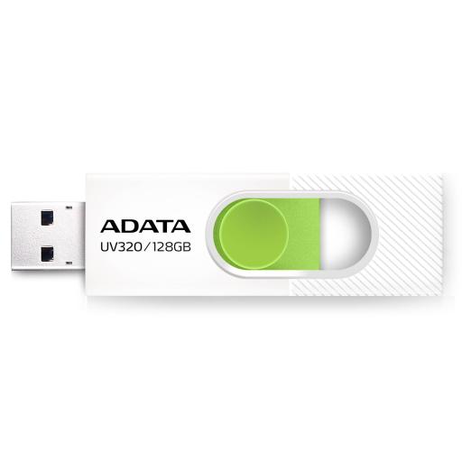 ADATA Memoria Usb Adata UV320 128Gb Blanco/Verde 3.1