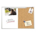 Alfra PIZARRON ALFRA MIXTO BLANCO/CORCHO 90X120 CON SUJETA DOCUMEN