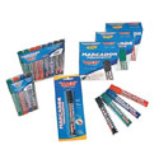 Baco MARCADOR BACO PERMANENTE TUBO ALUMINIO NEGRO C/12